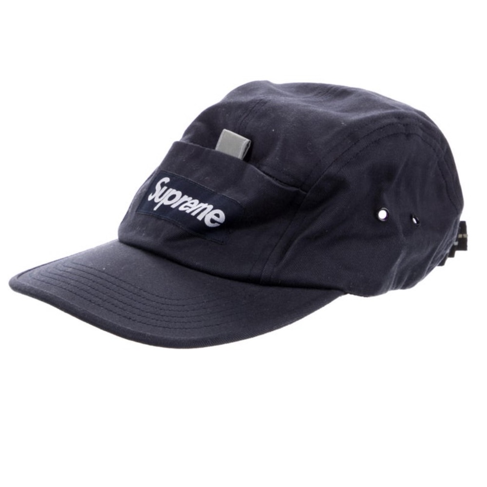 Supreme SS18 Blue Logo Cap w/Pocket